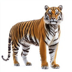 Fototapeta premium Siberian Tiger Isolated