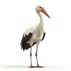 Obraz premium Stork Isolated