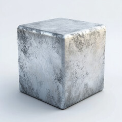 Steel Block Isolated