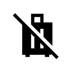 No Luggage Icon
