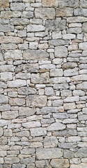 Stacked stone wall background