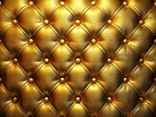 Elegant Gold Upholstery Background with Seamless Mosaic Pattern for Invitations, Cards, Certificates, and Backdrops in Low Light Photography