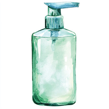 recommend clip art: Hand sanitizer watercolor clipart illustration  (12)