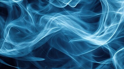 Obraz premium Ethereal Light Blue Smoke Background Texture