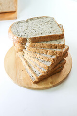 whole wheat sesame bread or whole wheat bread with black sesame ,whole wheat bread