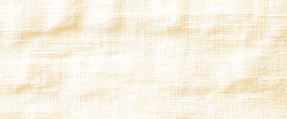 Vector background of natural linen canvas fabric texture background.