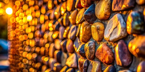 Seamless Stone Wall Texture Silhouette for Background Design and Pattern Use