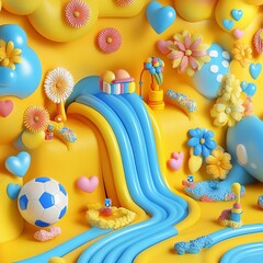 a playful and fun world