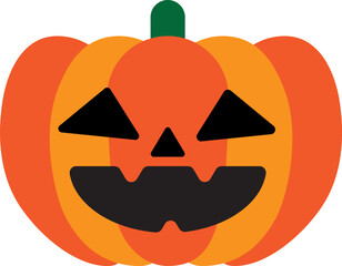 ハロウィンのかぼちゃのイラスト