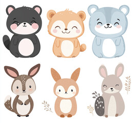 Fototapeta premium 動物達のイラスト集