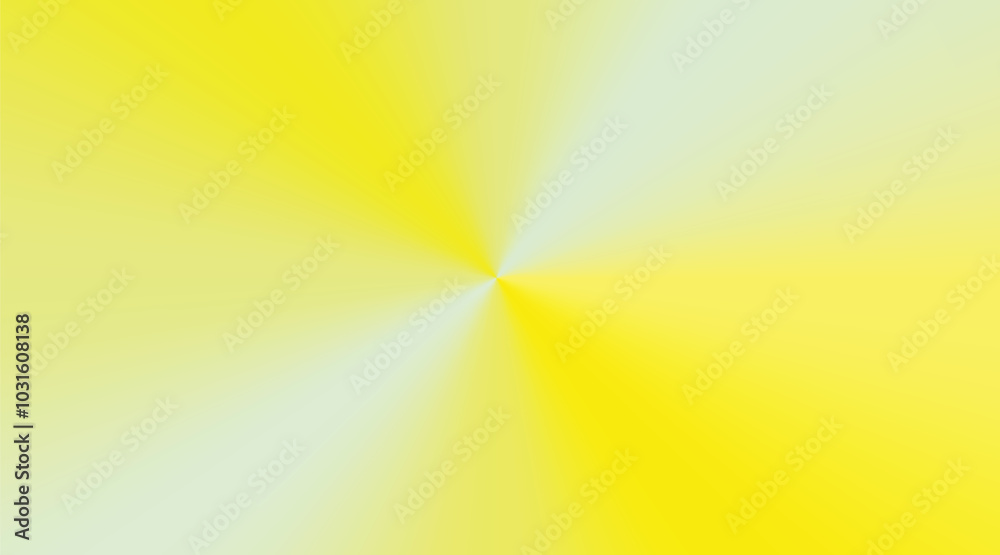 Wall mural abstract background with green and yellow gradient forming radial circle effect for modern design