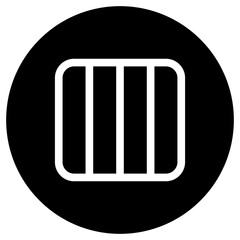 Editable vector layout column icon. Part of a big icon set family. Perfect for web and app interfaces, presentations, infographics, etc