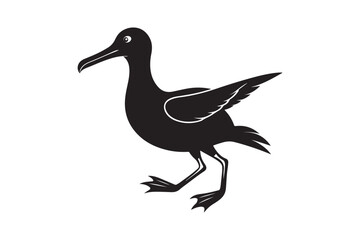 Albatross Silhouette Vector Illustration – Perfect for T-Shirts, Hoodies & Décor