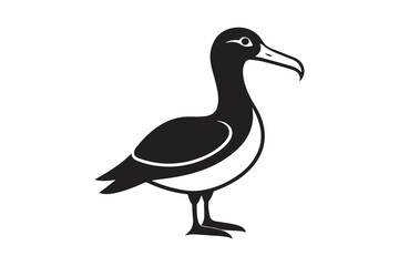 Albatross Silhouette Vector Illustration – Perfect for T-Shirts, Hoodies & Décor