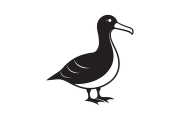 Albatross Silhouette Vector Illustration – Perfect for T-Shirts, Hoodies & Décor