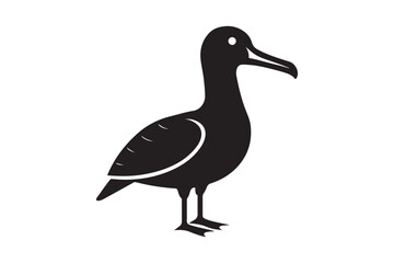 Albatross Silhouette Vector Illustration – Perfect for T-Shirts, Hoodies & Décor