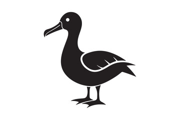 Albatross Silhouette Vector Illustration – Perfect for T-Shirts, Hoodies & Décor
