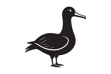 Albatross Silhouette Vector Illustration – Perfect for T-Shirts, Hoodies & Décor