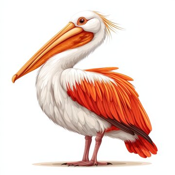recommend clip art: Cute Cartoon Pelican Bird Illustration   Wildlife  Nature  Birdwatching  Animal  Animal Ar