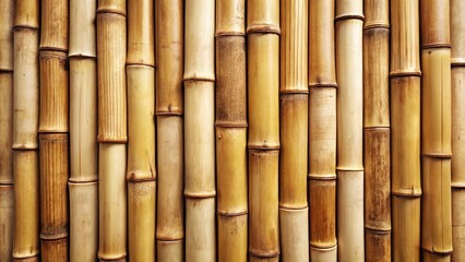 Fototapeta premium Urban Exploration Photography of Bamboo Wood Texture Background in Cream Tan Sepia Brown for Natural Aesthetic and Design Inspiration