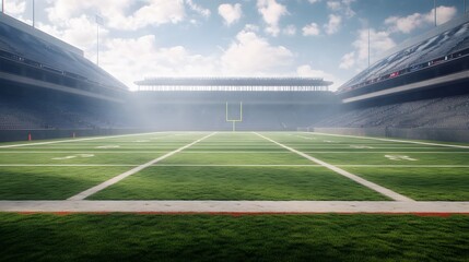 Obraz premium The magnificent American football stadium