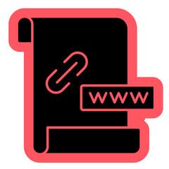URL Link Icon, Website, network