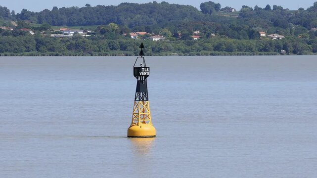 Floating Buoy in Blaye, France