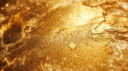 Metallic golden and bronze paper texture with gradient effect, resembling metal foil or wall paint, Golden background. Gold texture. Beautiful luxury gold background. Shiny golden texture