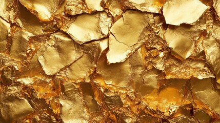 Metallic golden and bronze paper texture with gradient effect, resembling metal foil or wall paint, Golden background. Gold texture. Beautiful luxury gold background. Shiny golden texture