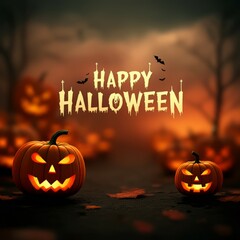 Happy Halloween background illustration