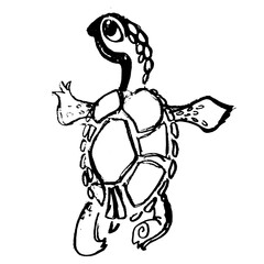  turtle line drawing