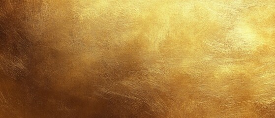Metallic golden and bronze paper texture with gradient effect, resembling metal foil or wall paint, Golden background. Gold texture. Beautiful luxury gold background. Shiny golden texture