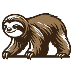 Fototapeta premium Sloth vector illustration.