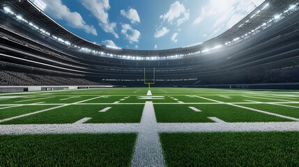 The magnificent American football stadium