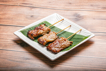 Thai cuisine - grilled pork skewer