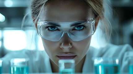 Environmental Inspector Conducting Water Testing in Modern Laboratory Setting