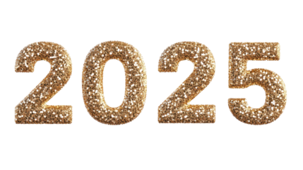 Glittering 2025 Numbers for Festive New Year Celebrations Generative AI