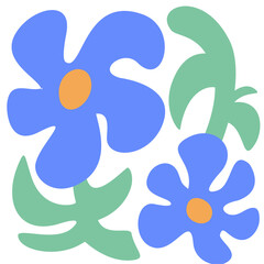 abstract background flower illustration