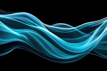 Naklejka premium Vibrant Wave Abstract, dynamic flowing waves in vivid colors, creating a sense of movement and energy in a mesmerizing design