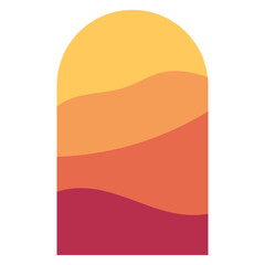 Bohemian View Behind Window