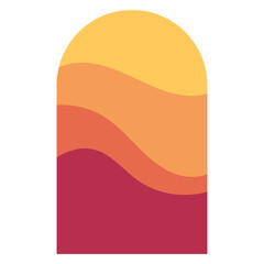 Bohemian View Behind Window