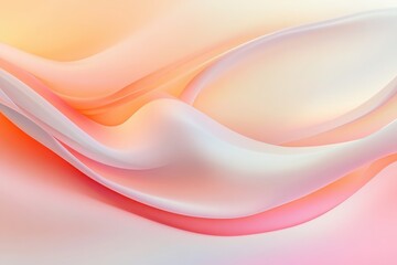 Soft wavy gradient curves in vibrant hues, creating a dynamic and fluid visual experience, evoking a sense of movement and tranquility.