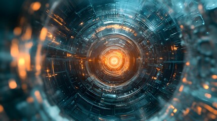 Obraz premium Abstract futuristic background