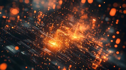 Obraz premium Abstract futuristic background