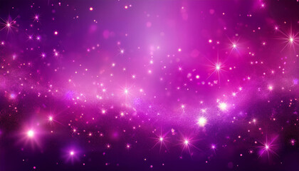 Fototapeta premium 幻想的でキラキラした紫色の抽象的背景