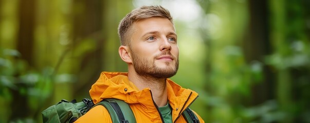 Environmental reporter in a nature reserve, talking about wildlife and conservation, reporter, environmental reporting