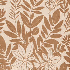 Printable botanical illustration. Rustic style home decor, wall decoration, picture in the frame. Grunge, vintage illustration.