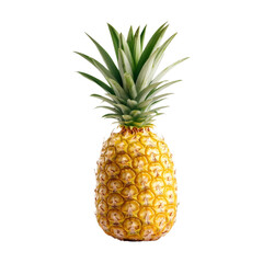 Fototapeta premium Fresh Pineapple on White Background