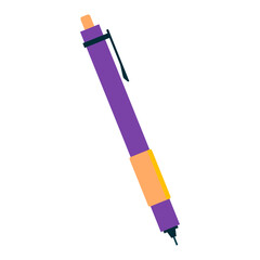 Pencil illustration isolated on the white background
