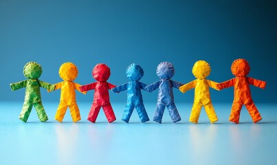 Teamwork Corporate Unity and collaboration within the corporate team, reinforcing the idea that success is a collective effort concept, Generative AI